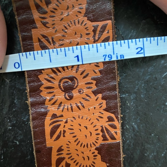 Ambiguous leather belt, size M - Picture 8 of 9